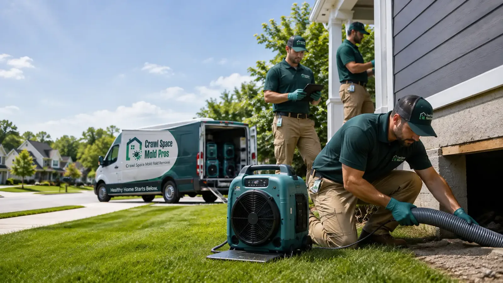 Crawl Space Mold Removal in Raymond, MN